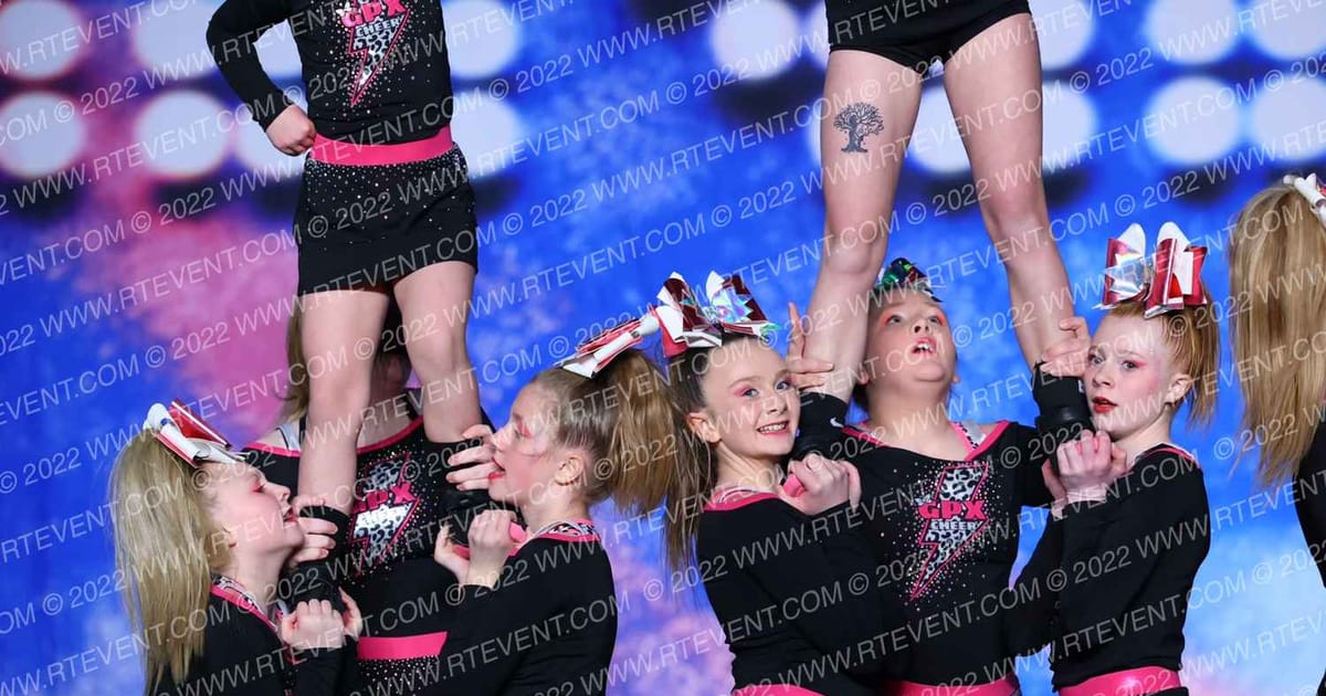 GPX All Star Cheer Pink Tsumani · Rockstar Rockin Rockies