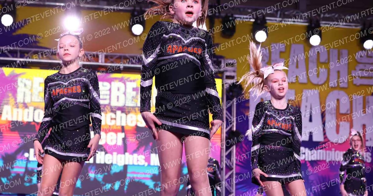 Andover Apaches Youth Cheer Juniors · ACDA Reach the Beach Rec NATIONALS