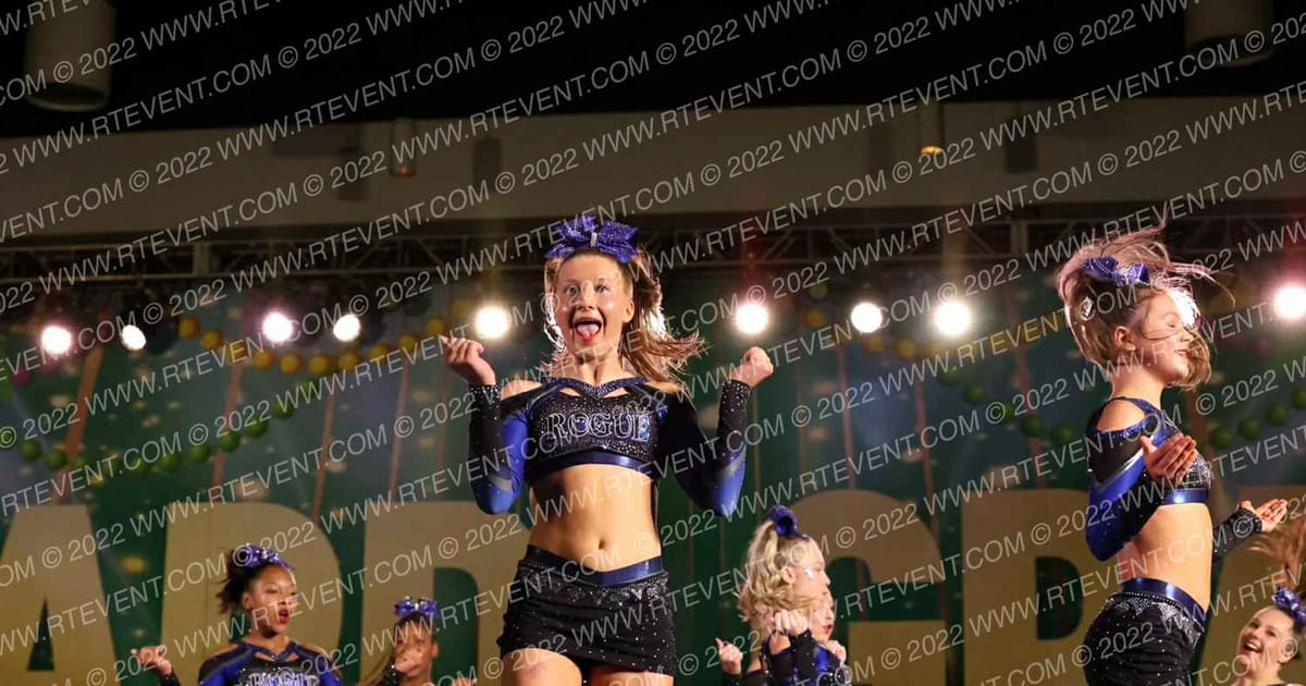 East Mississippi Cheerleading EMC Scorpions · Mardi Gras Biloxi Showdown