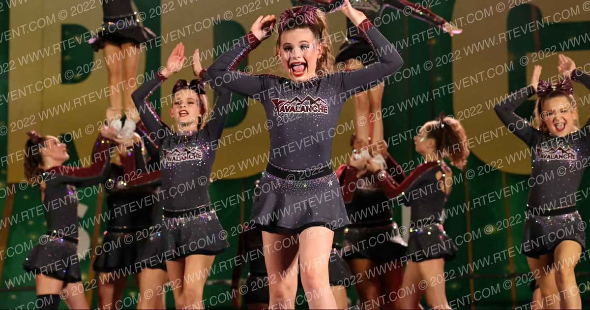 East Mississippi Cheerleading EMC Panthers · Mardi Gras Biloxi Showdown