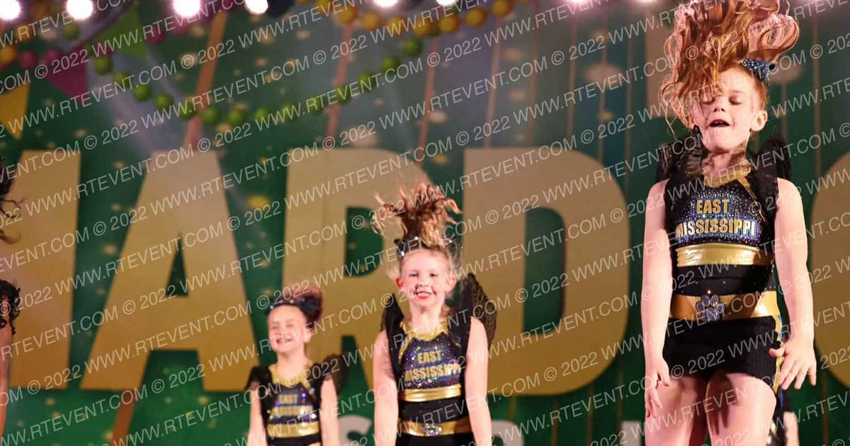 East Mississippi Cheerleading EMC Sabres · Mardi Gras Biloxi Showdown