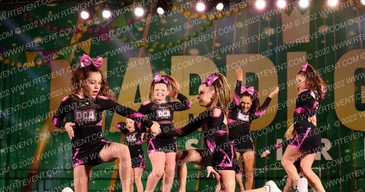 DCA Cheer and Tumbling Sapphire Diamonds · Mardi Gras Biloxi Showdown
