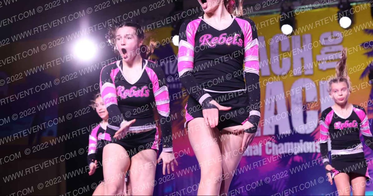 West Carroll Cheer Rebels Lightening · ACDA Reach the Beach Rec NATIONALS