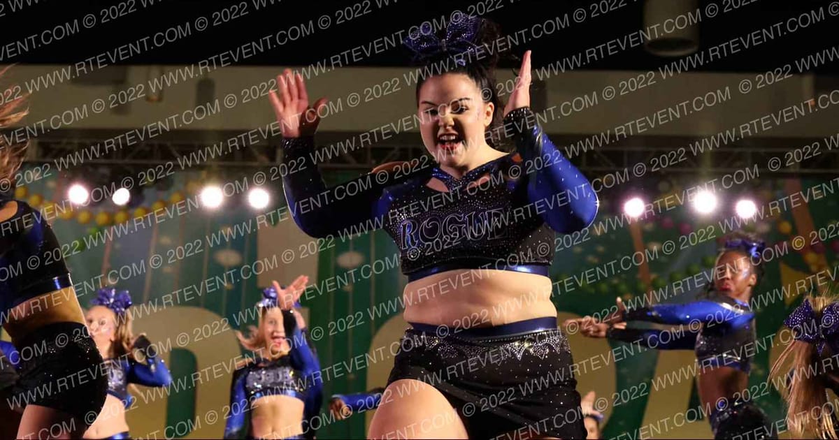 East Mississippi Cheerleading EMC Scorpions · Mardi Gras Biloxi Showdown