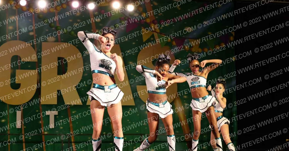 Impact Cheerleading Lady Ammo · Mardi Gras Biloxi Showdown