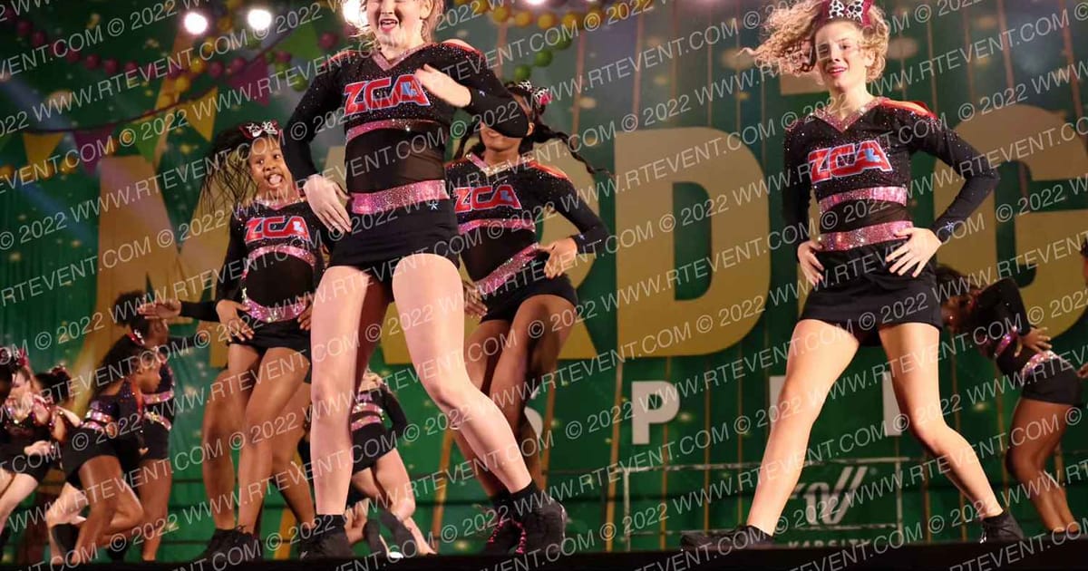 Zachary Cheer Athletics Lady Red · Mardi Gras Biloxi Showdown