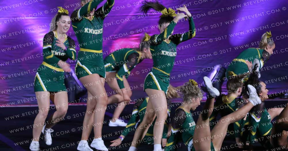 University of Nottingham Cheerleading Knights · Heart of London University Nationals