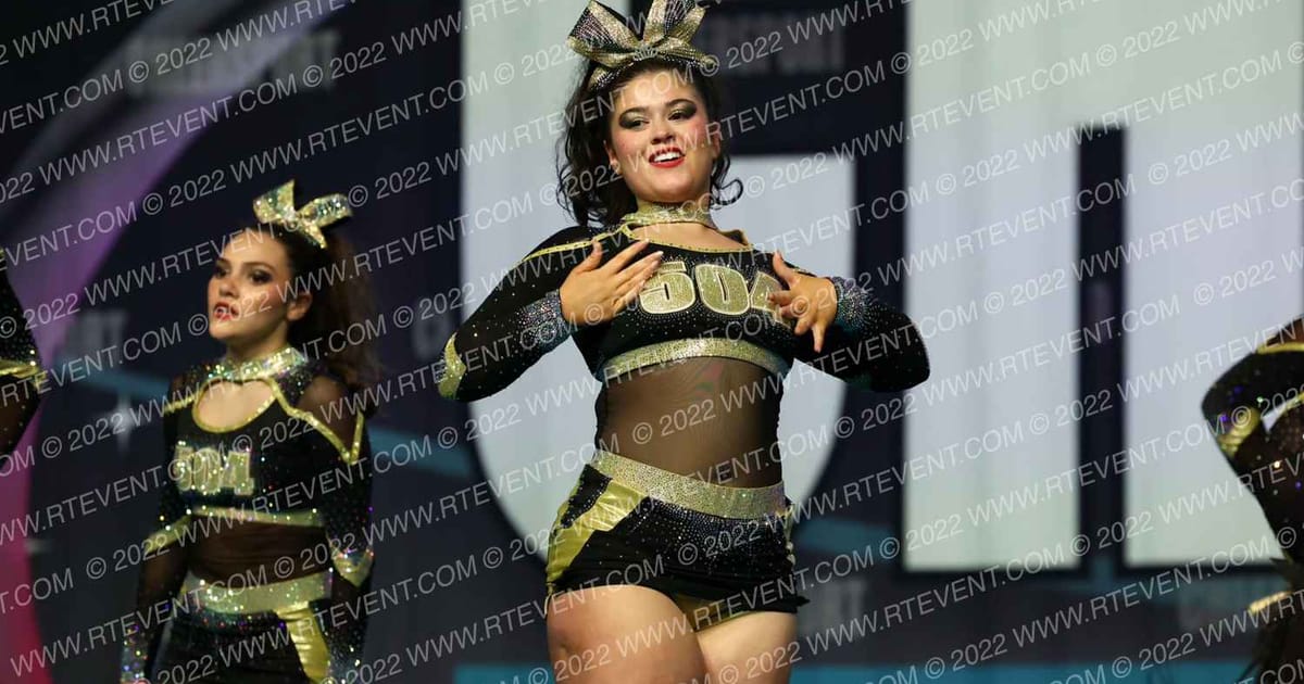 504 Athletics Gold · Cheersport Super Nationals