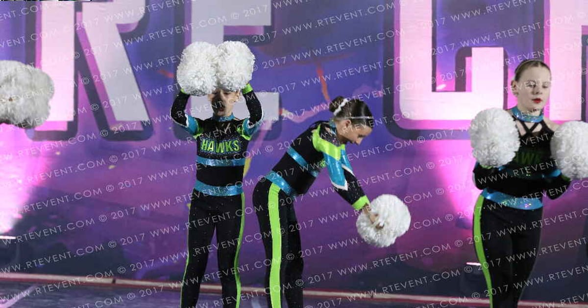 Hawks Intensity Cheer and Dance Team Hawks Intensity Emeralds · Heart of England and UK Uni Nationals