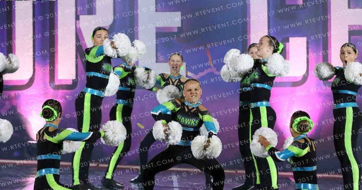 Hawks Intensity Cheer and Dance Team Hawks Intensity Topaz · Heart of England and UK Uni Nationals