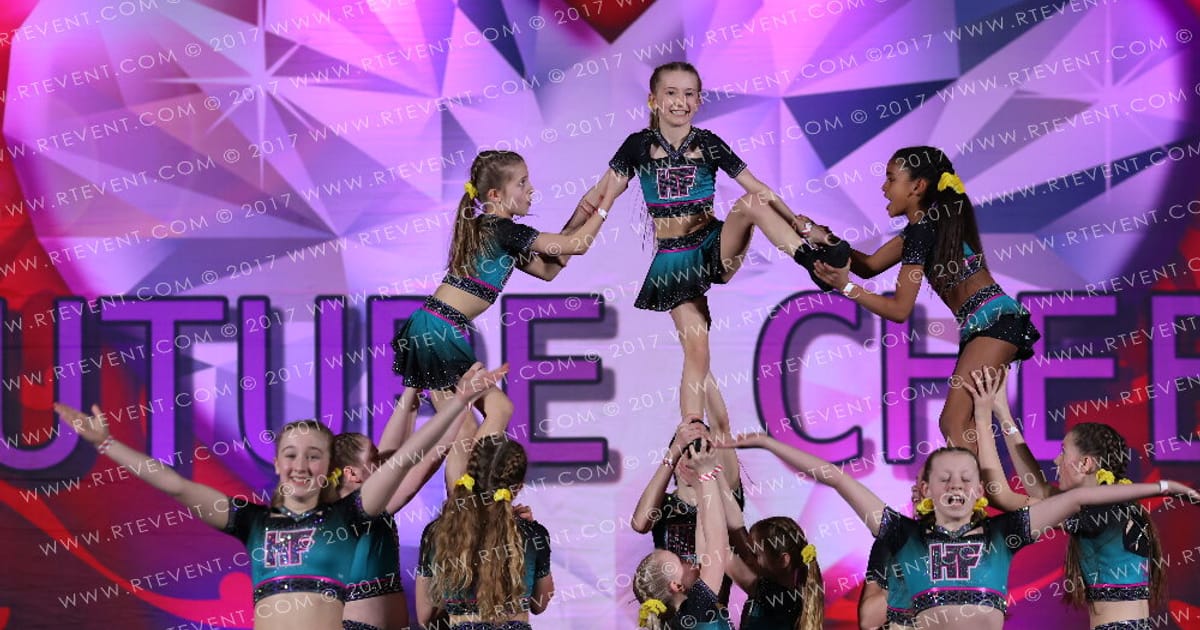 Heir Force Cheer RISE · Heart of England and UK Uni Nationals