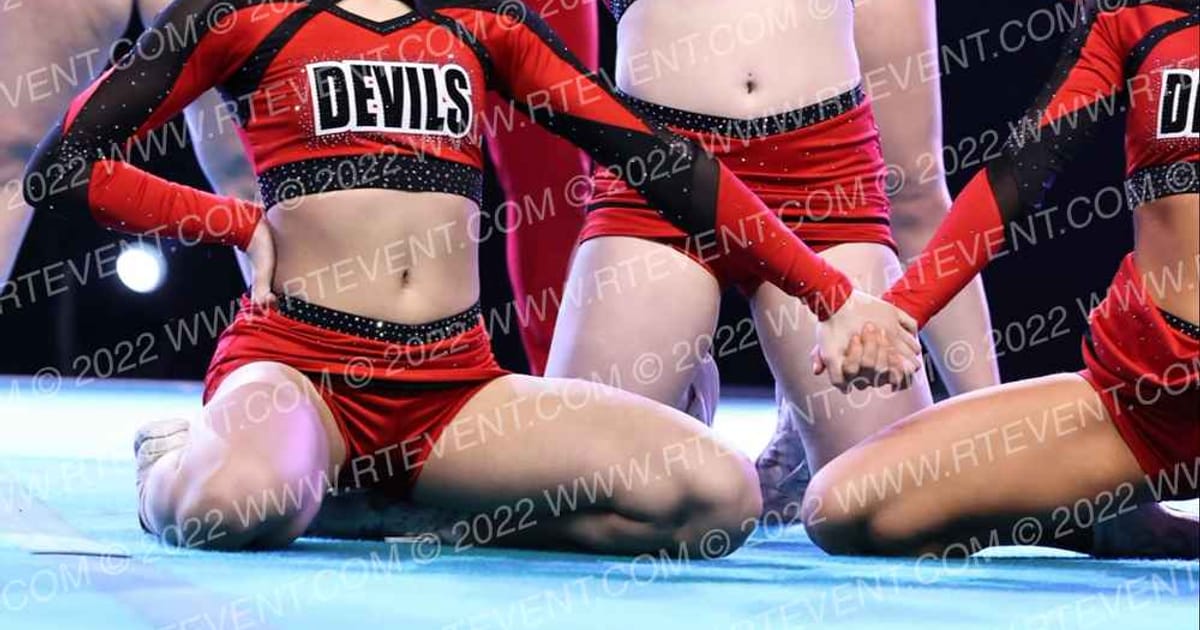 Jersey Devils Pitch Black · Cheersport Super Nationals