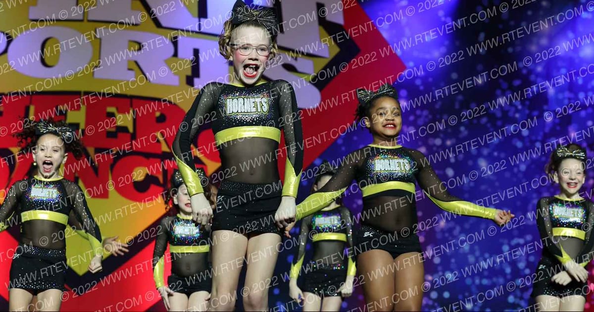 Hornets Competitive Cheerleading Royal Bees · Spirit Sports Philly Nationals DIDII