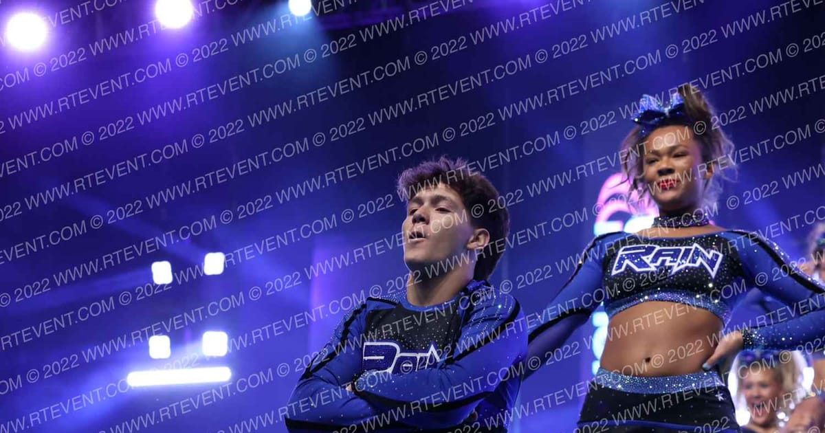 Rain Athletics Aqua · Cheersport Super Nationals