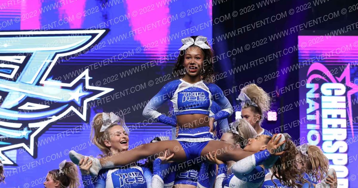Maryland Twisters Virginia Thin Ice · Cheersport Super Nationals