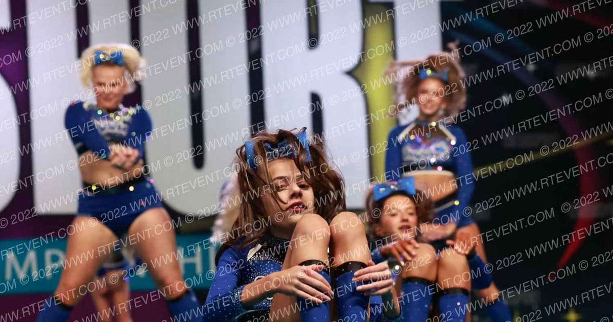 Inspire Athletics Deja Blue · Cheersport Super Nationals