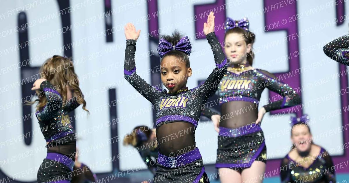York Elite All Stars Purple Reign · Cheersport Super Nationals