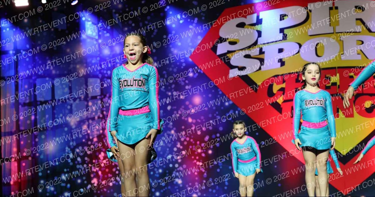 Evolution Cheer Teal Energy · Spirit Sports Philly Nationals DIDII