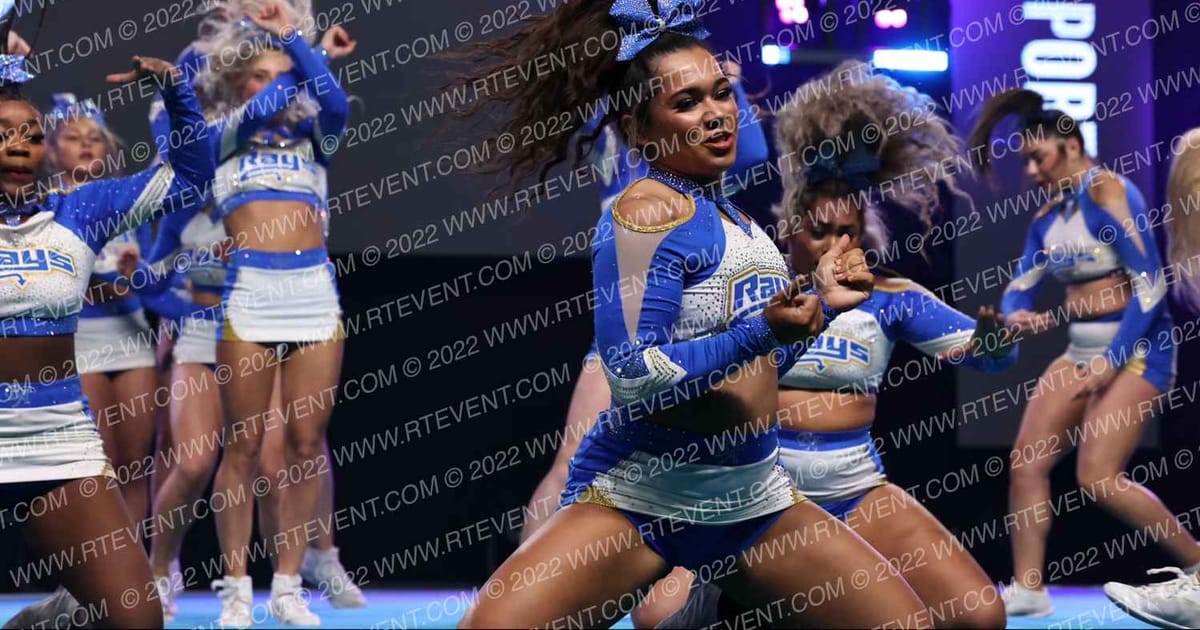 The Stingray Allstars The Blue Angels · Cheersport Super Nationals
