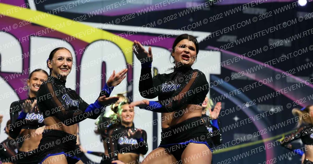 Victory! All Stars Black Diamonds · Cheersport Super Nationals