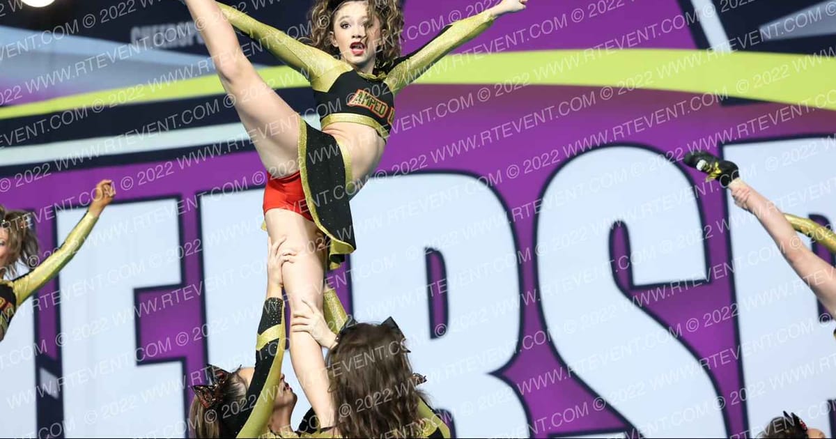 Amped Up Athletics SENIOR SMOKE · Cheersport Super Nationals