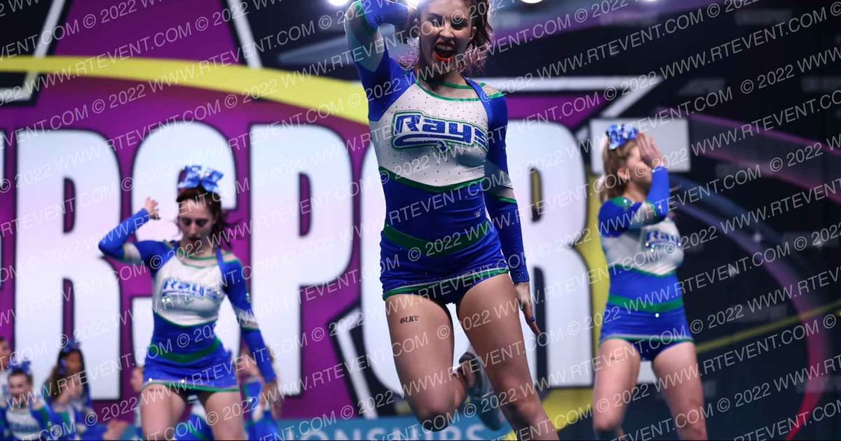 The Stingray Allstars Black Ice · Cheersport Super Nationals