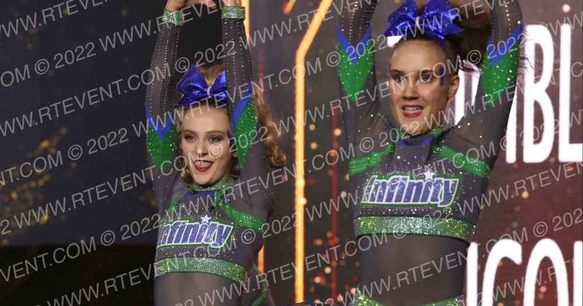Infinity Cheer & Tumbling Icon · Gold Rush Chicago