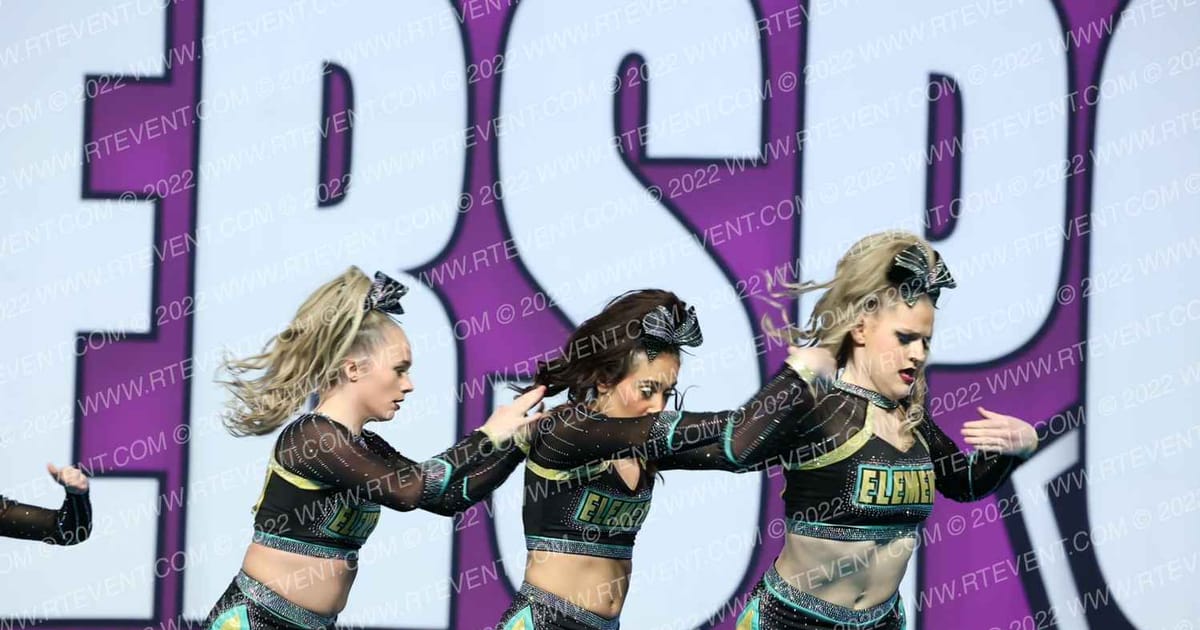 Element Elite Tumbling & Cheer LADY COPPER · Cheersport Super Nationals
