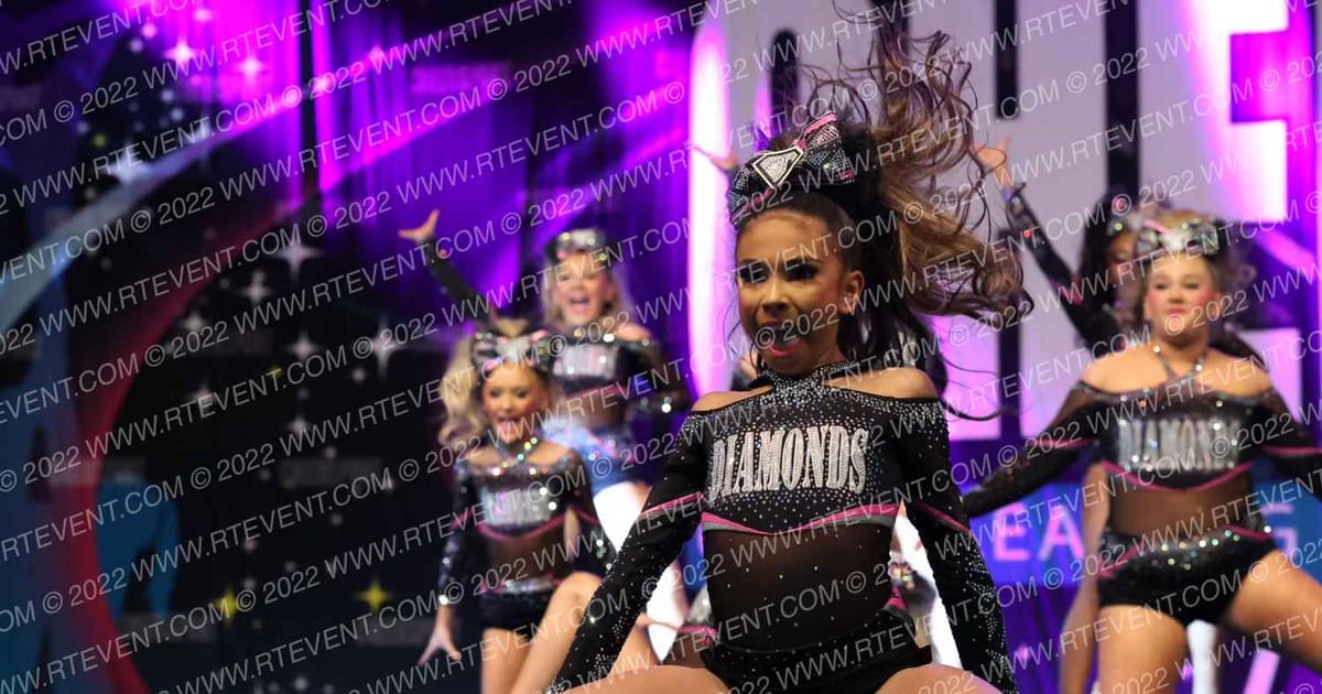 Diamonds All Stars Junior black · Cheersport Super Nationals