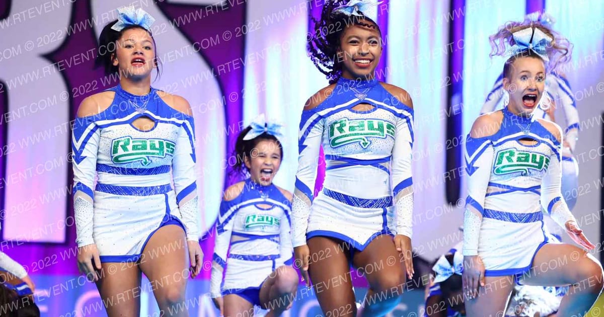 The Stingray Allstars Blue · Cheersport Super Nationals