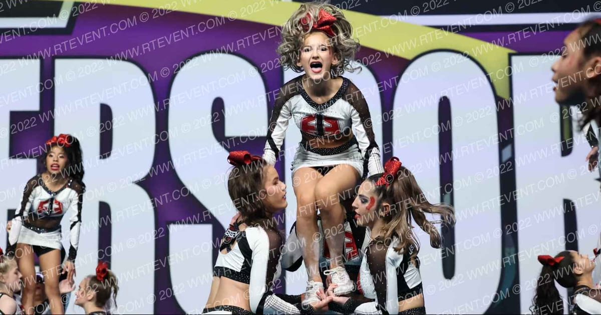 East Jersey Elite Black Smoke · Cheersport Super Nationals