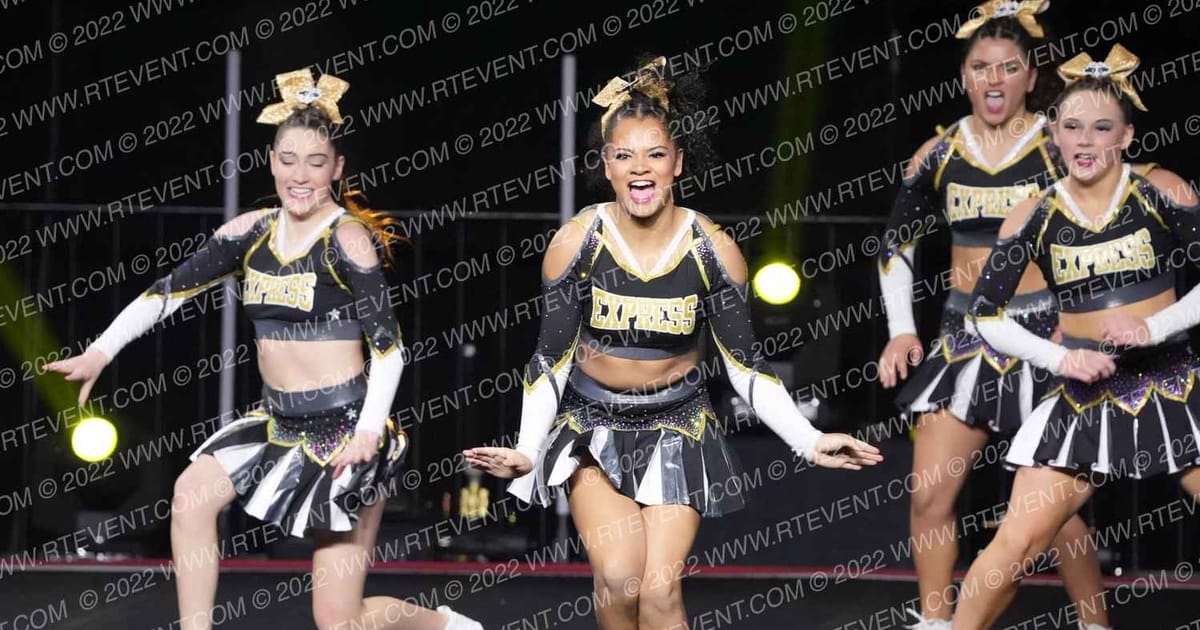 EXPRESS ALLSTARS SENIOR CHEER BLACKOUT · AS Nationals