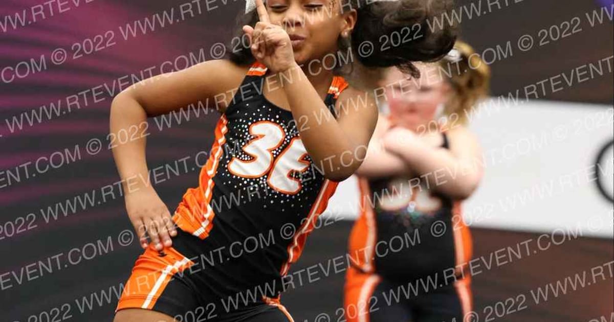 3E cheer Raindrops · Red Hot Cheer and Dance Competition