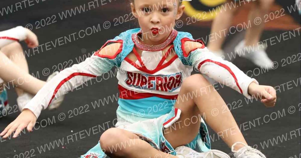 Superior Athletics Tiny Shimmer · Red Hot Cheer and Dance Competition