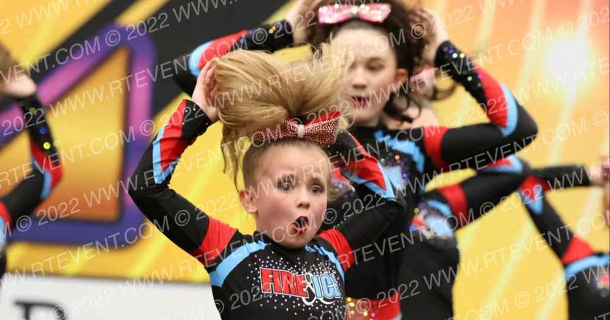 Fire and Ice Allstars Kerosene · Red Hot Cheer and Dance Competition
