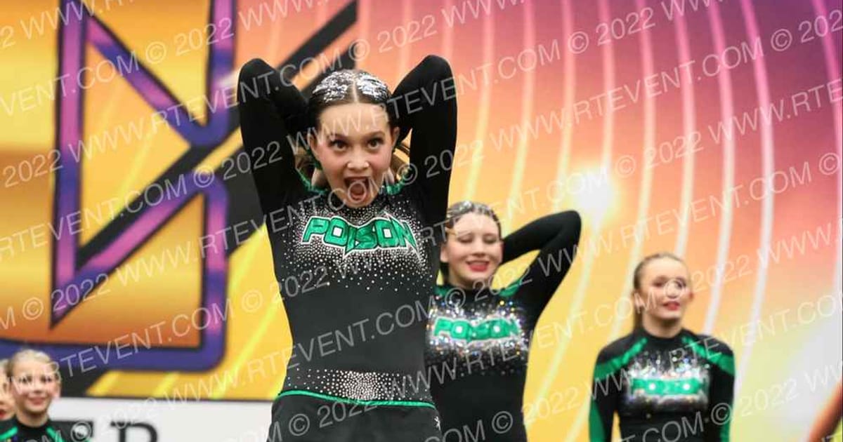 Pittsburgh Poison Nightlock · Red Hot Cheer and Dance Competition