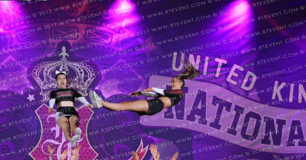 Hallam Cheer and Dance BLACK · Heart of England and UK Uni Nationals