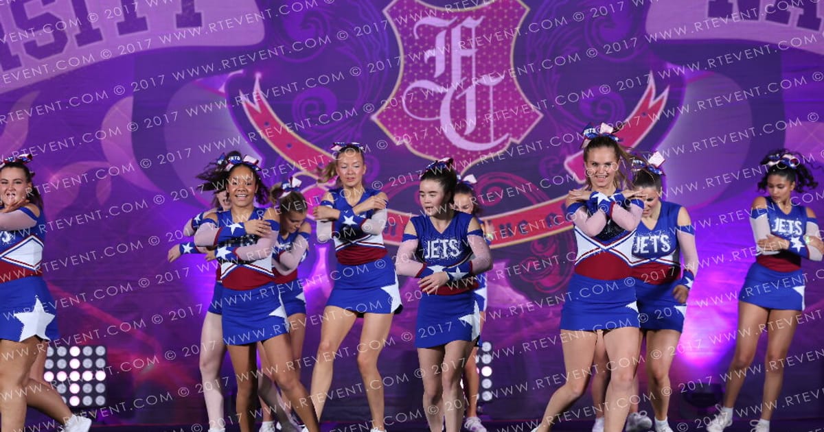 Bristol Jets Cheerleading Society Typhoon · Heart of England and UK Uni Nationals