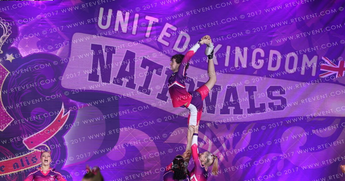 Loughborough Students Cheerleading Large University Coed Level 2 · Heart of England and UK Uni Nationals