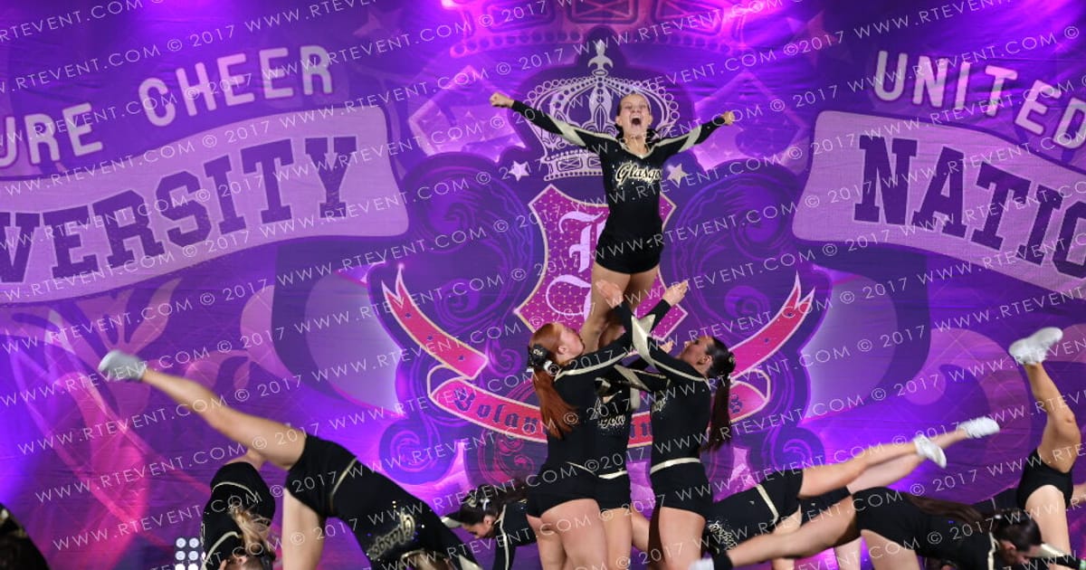 Glasgow University Cheerleaders Blackout · Heart of England and UK Uni Nationals