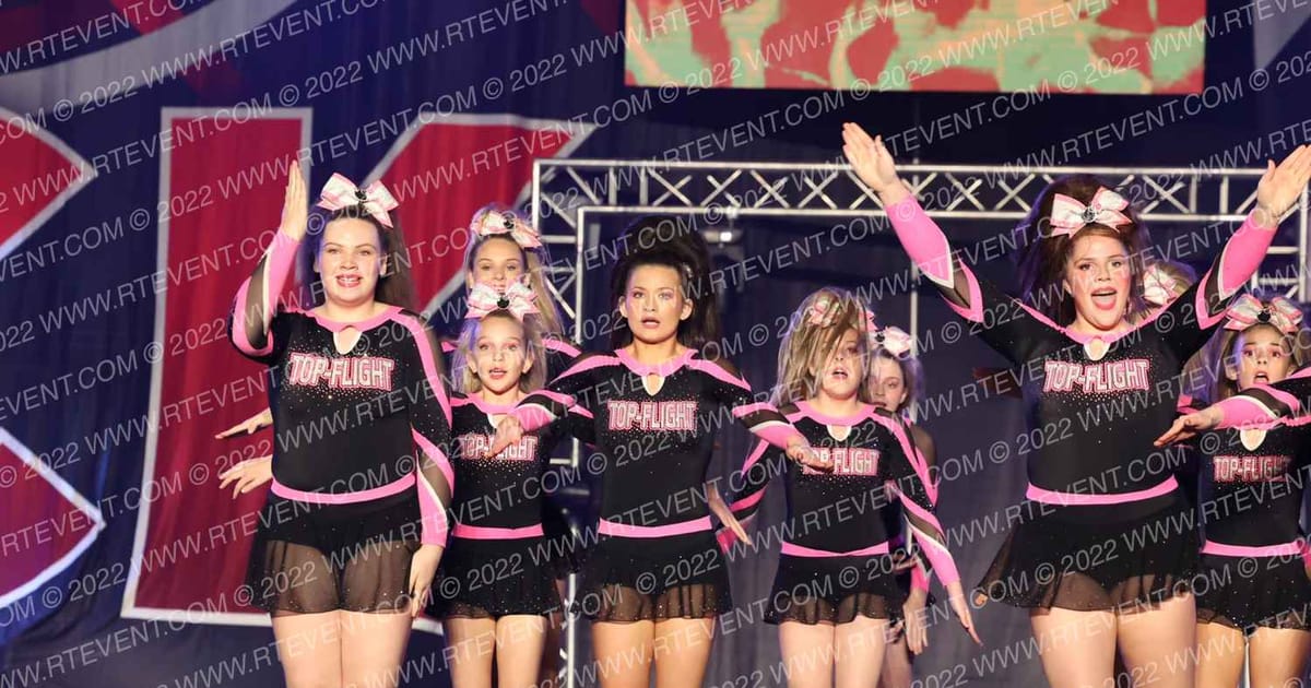 Top-Flight Athletics BOMB SQUAD · CheerAPalooza