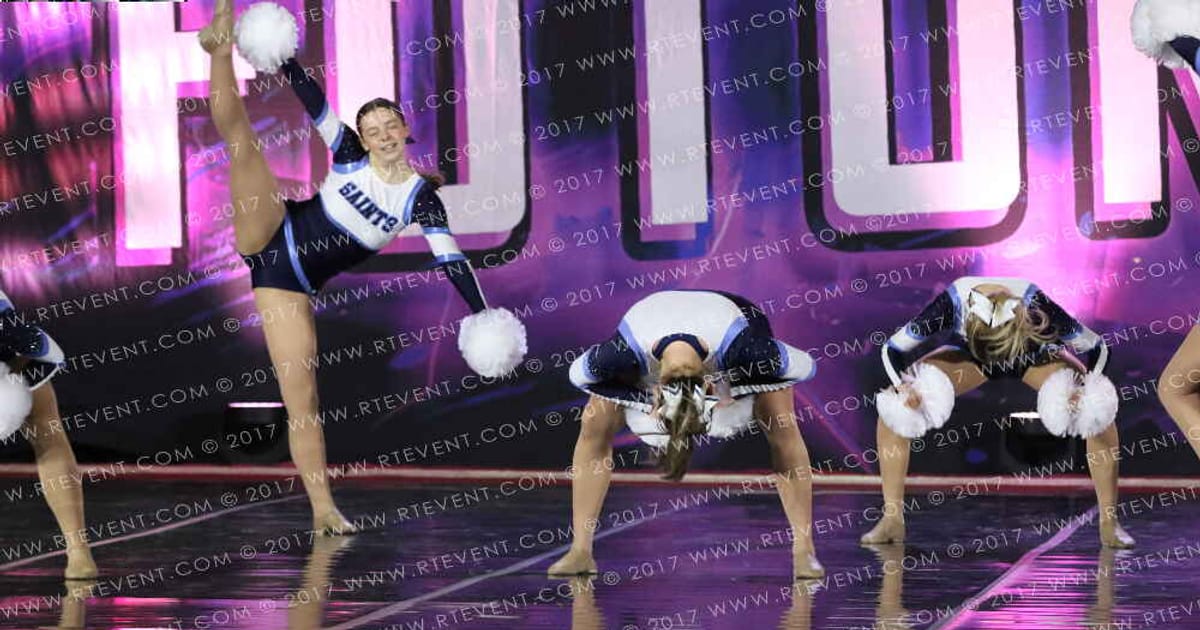 St Andrews Saints Small University Dance Pom · Heart of England and UK Uni Nationals