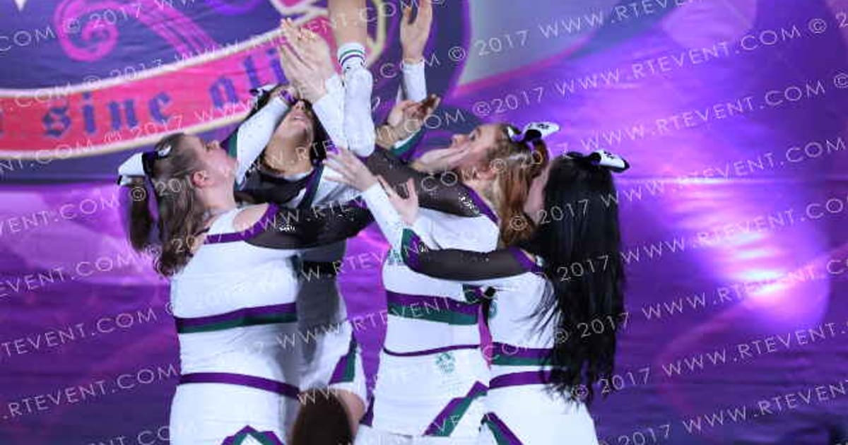 Royal Holloway Cheerleading and Dance Polar · Heart of London University Nationals