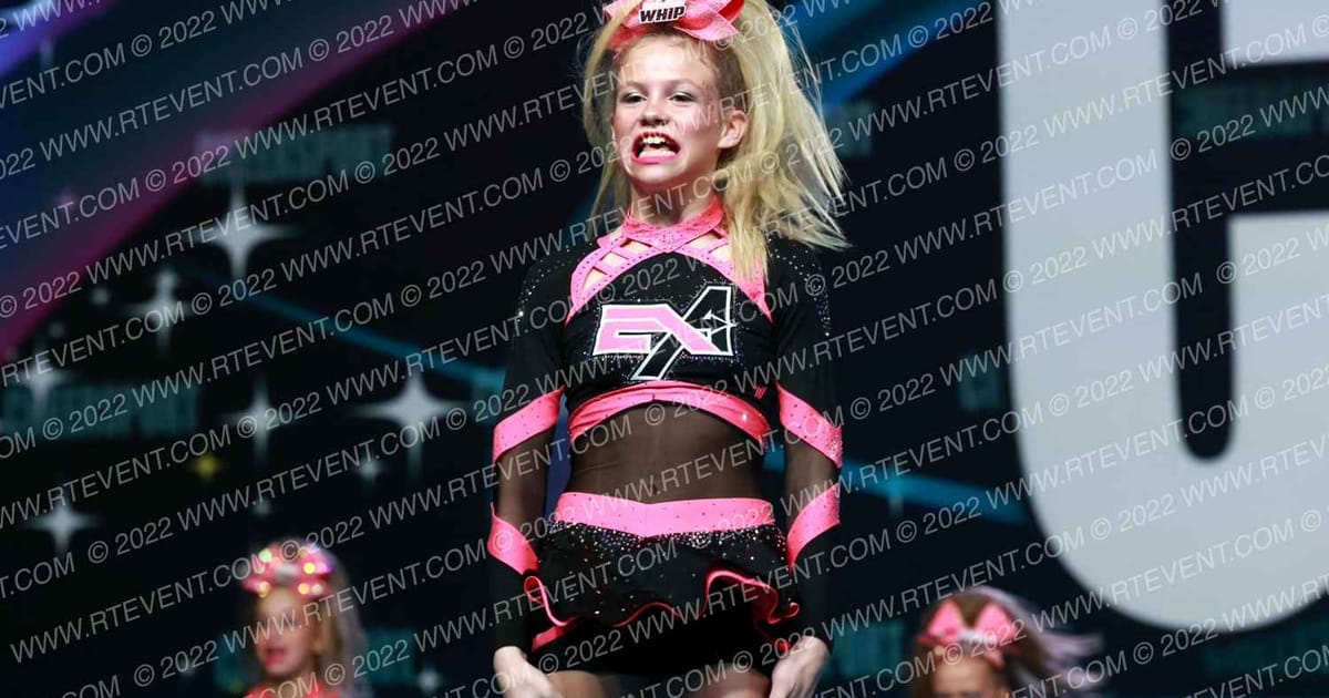Extreme Athletics WHITE WHIP · Cheersport Super Nationals