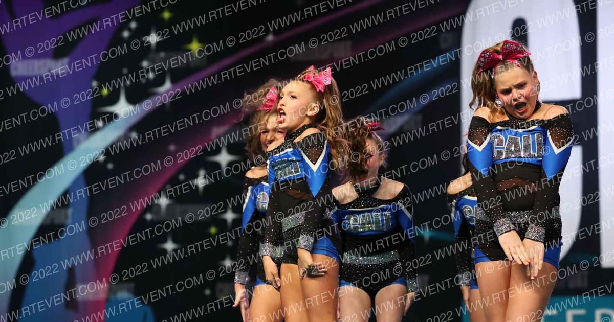 The California All Stars-Las Vegas Cosmos · Cheersport Super Nationals