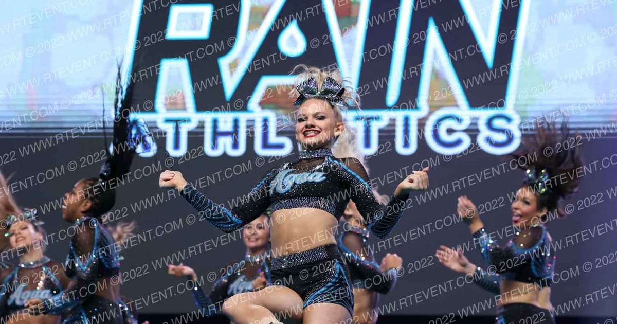 Rain Athletics Aqua · Cheersport Super Nationals