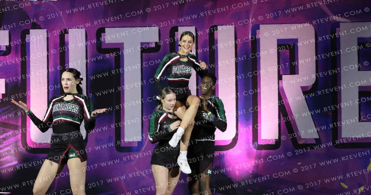Leicester Panthers Cheer and Stunt Ammolite · Heart of England and UK Uni Nationals