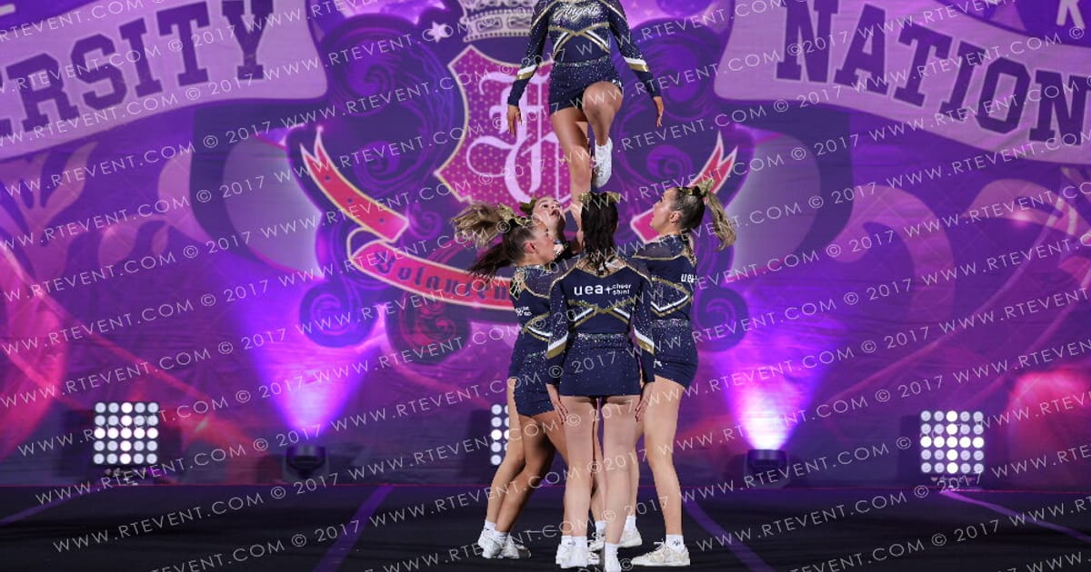 UEA Cheer Stunt Wings · Heart of England and UK Uni Nationals
