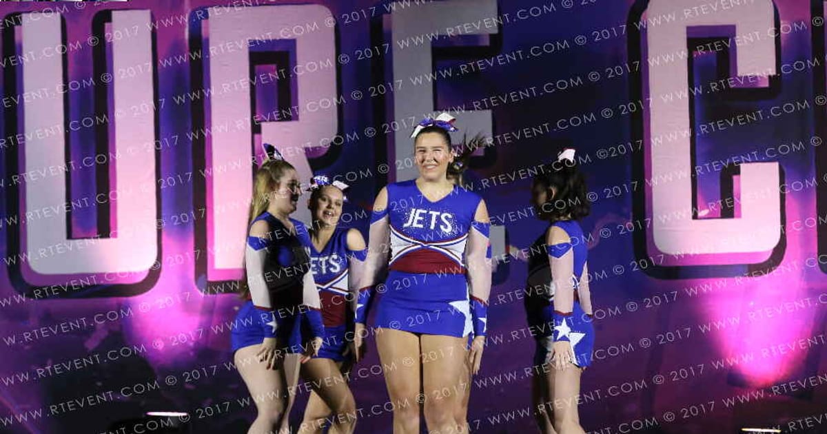 Bristol Jets Cheerleading Society Comet · Heart of England and UK Uni Nationals