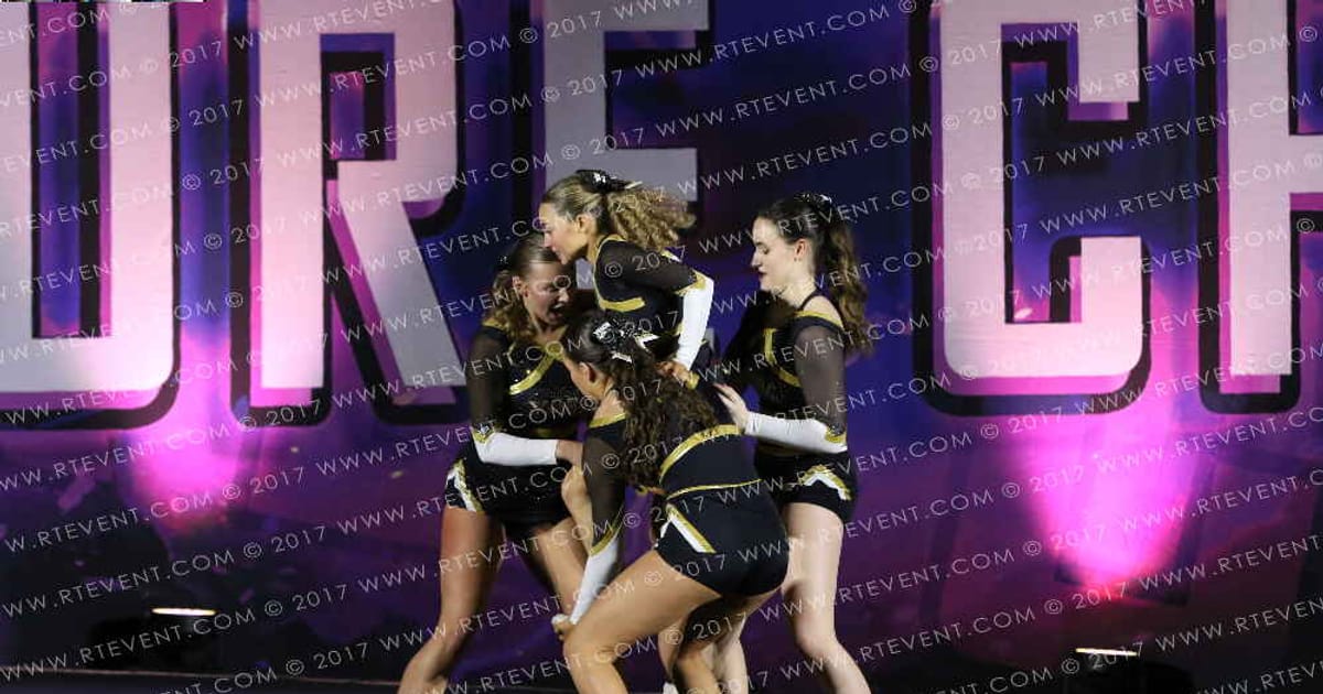 York Hornets Cheerleading Venom · Heart of England and UK Uni Nationals